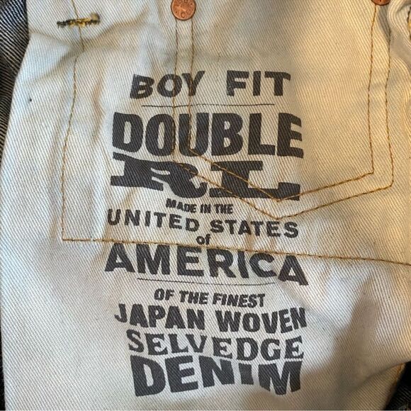 RRL Double RL Stillwater Indigo Wash Boy Fit Jeans - Picture 13 of 16